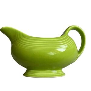 Fiesta (Fiestaware) Sauceboat, Chartreuse or Lemongrass glaze pristine condition